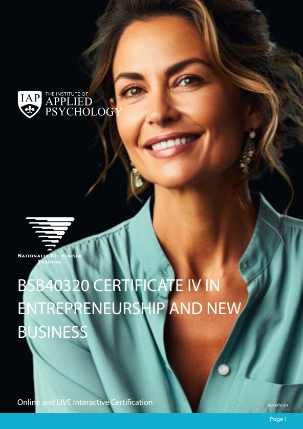 BSB40320 Certificate IV in Entrepreneurship and New Business