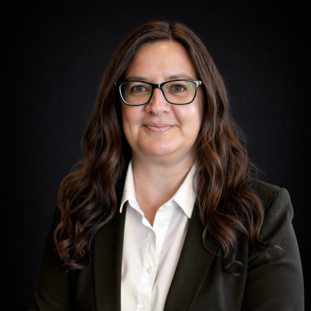Professional portrait with relaxed elegance