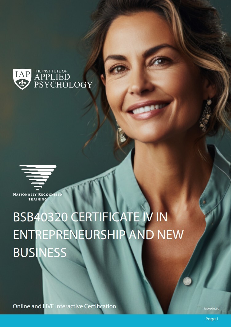 BSB40320 Certificate IV in Entrepreneurship and New Business